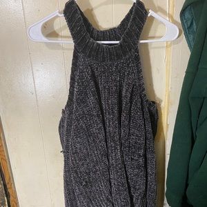 Cold shoulder sweater